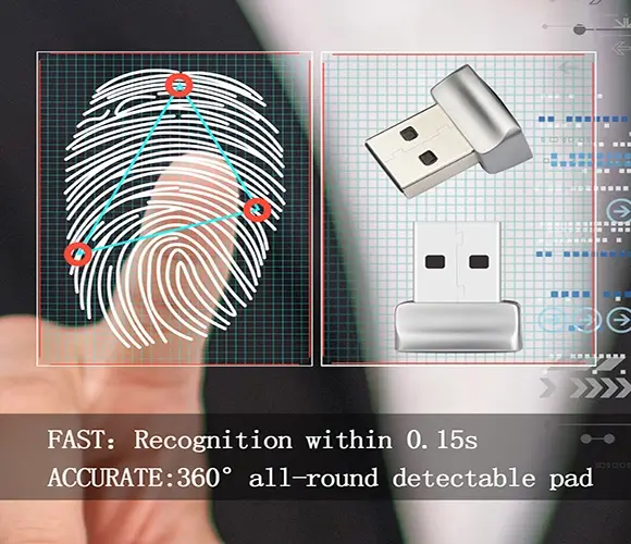 USB Fingerprint Reader for Windows Hello Login