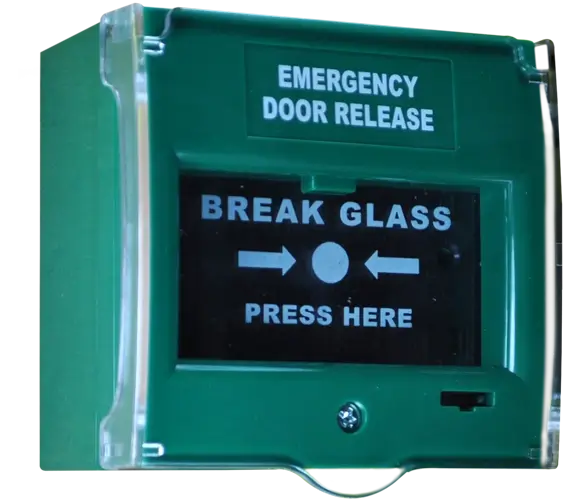How to reset an emergency door release unit. 